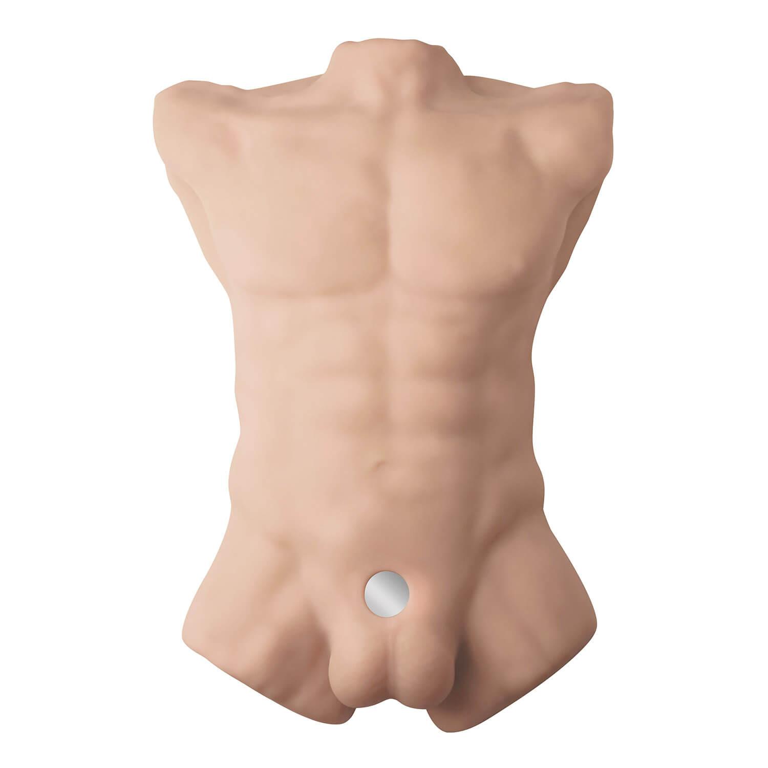 SILEXD Premium Torso + Liquid Silicone Model 7" (17,75 cm), Light Skin