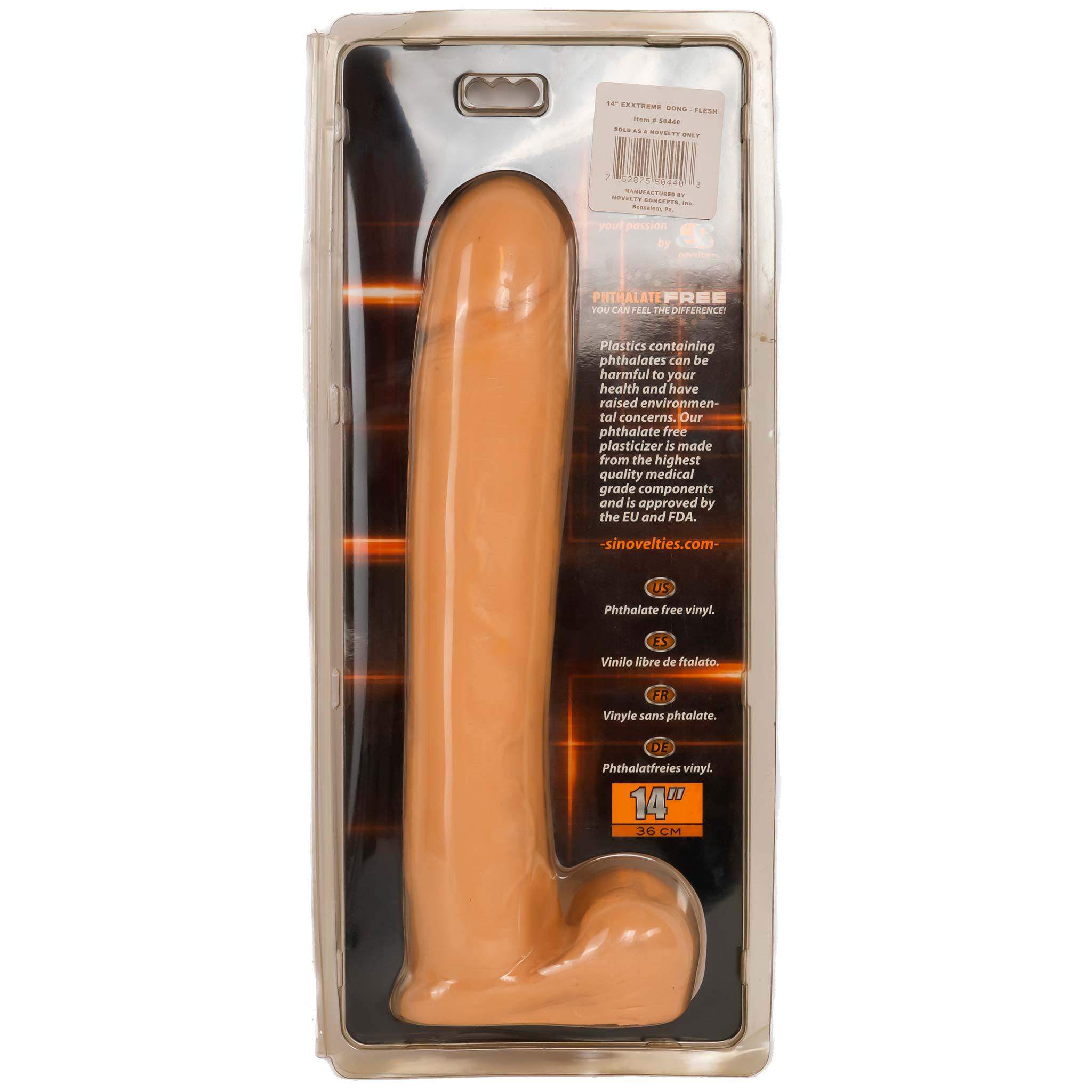 14inch Exxtreme Dong - Light Skin Tone