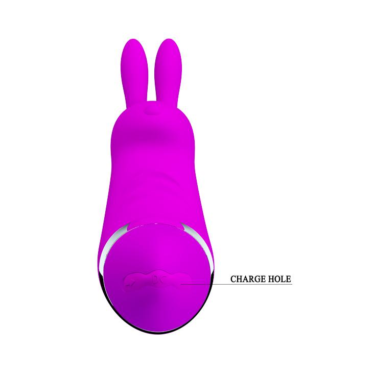 Pretty Love Vibrator Bunny, Purple, 12,3 cm