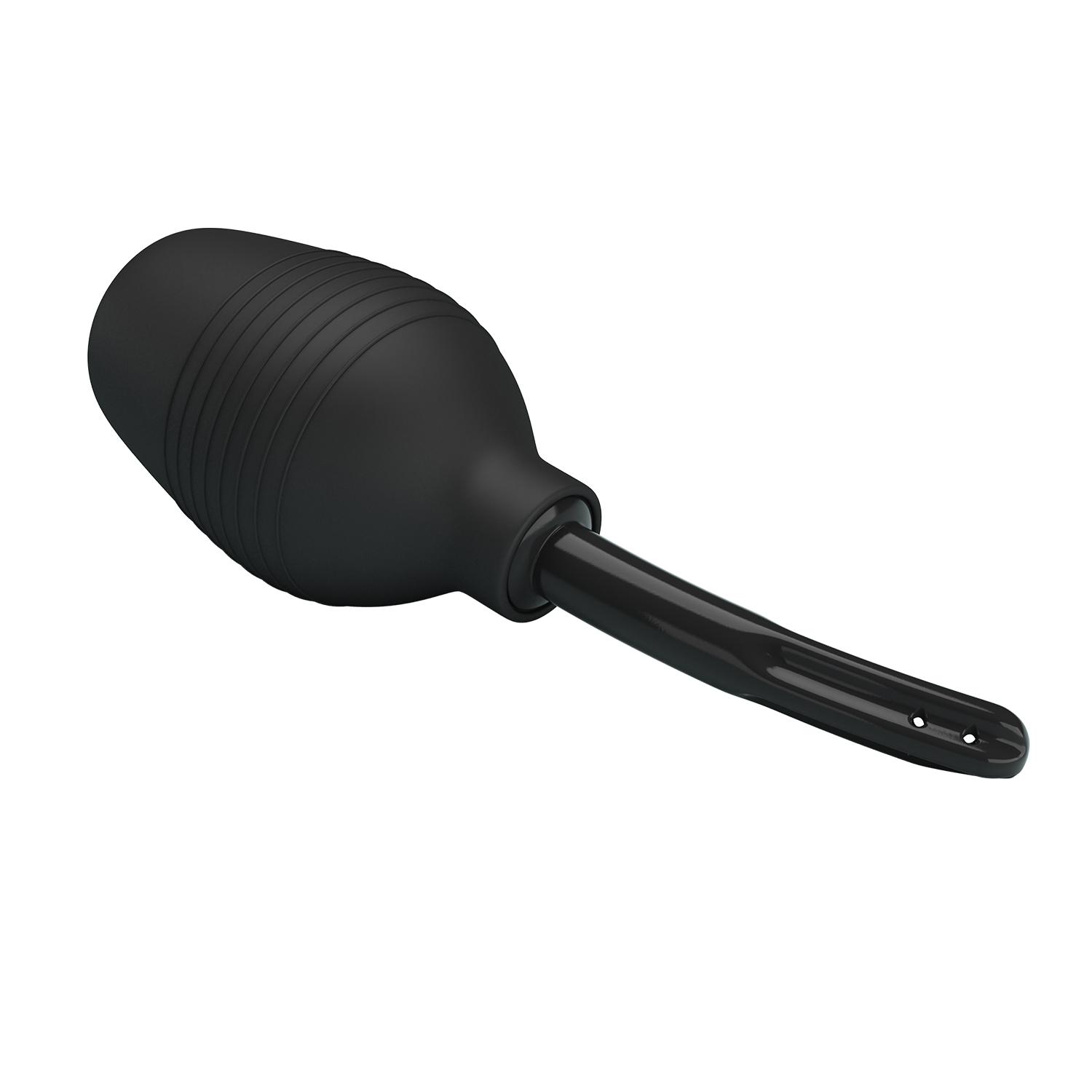 MR PLAY - Anal Douche, Anal Douche Enema Cleaner'the nozzle length: 145mm'capacity: 310ml, Color: Black 72-120-138