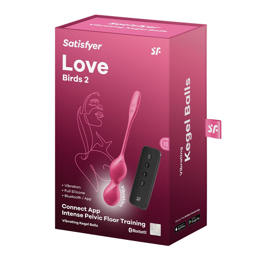 Satisfyer Love Birds 2 Connect App, Red