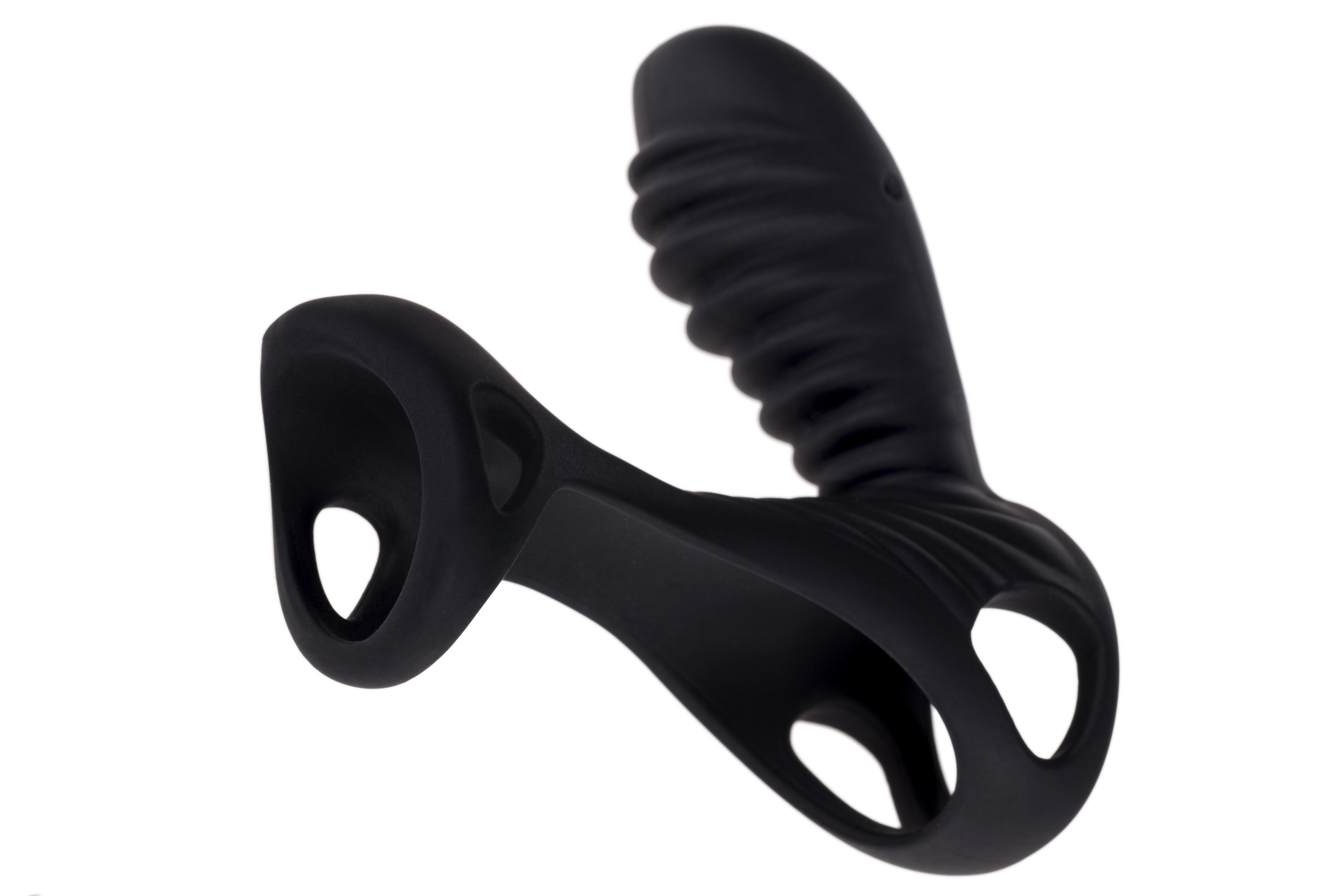 Adrien Lastic Gladiator F + LRS Vibrating Cockring, Black