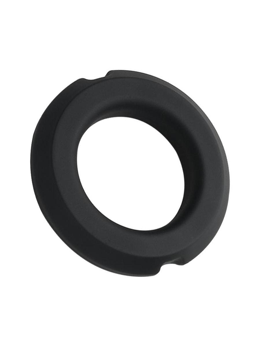 Silicone Steel Fusion Ring Overdrive Medium, Black