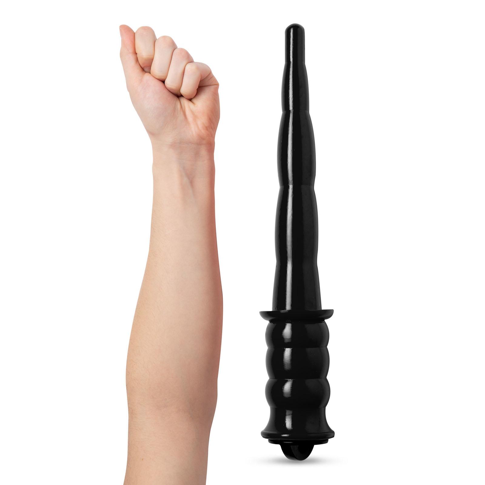 Bull«s Eye Anal Dildo Night Stick - Busted, 37 cm, Black