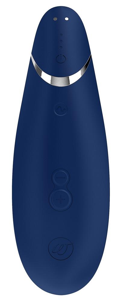 Womanizer Premium Vibrator, Blueberry Blue, 15 cm