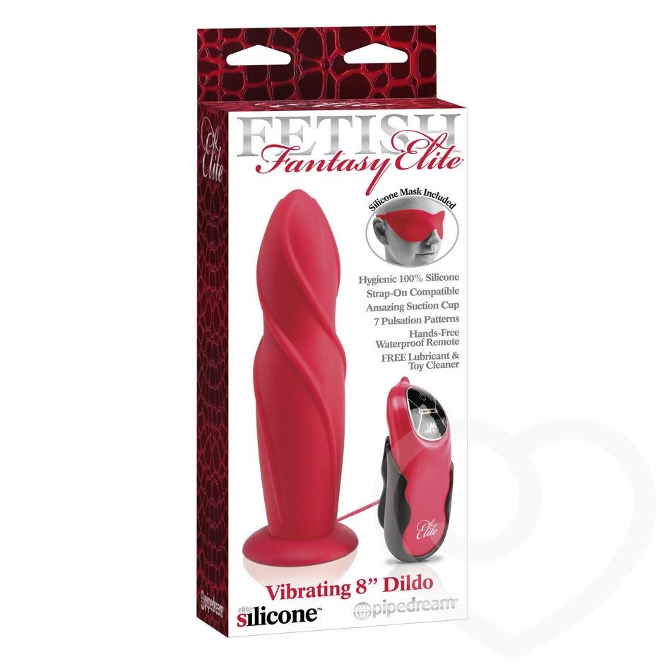 Fetish Fantasy Elite Vibrator, Red, 20 cm