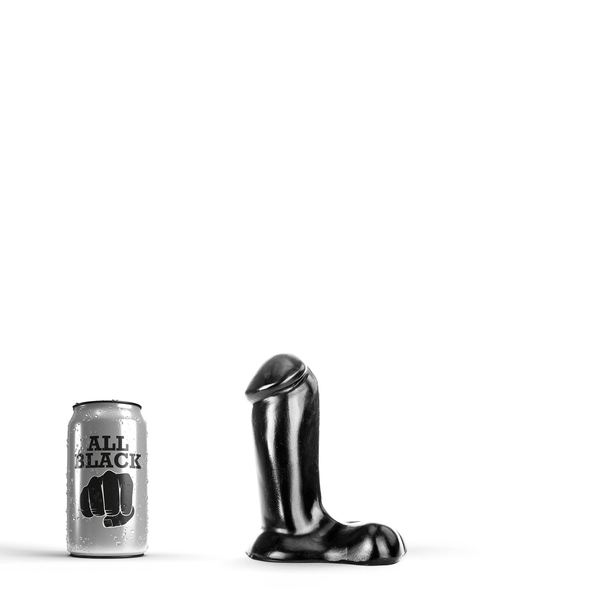 All Black Dildo Matthew, 14,5 cm