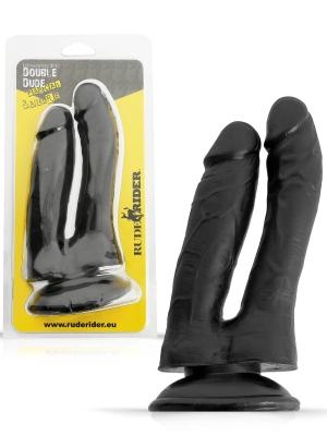 RudeRider Double Dude Pascal & Andre, 18 cm, Black