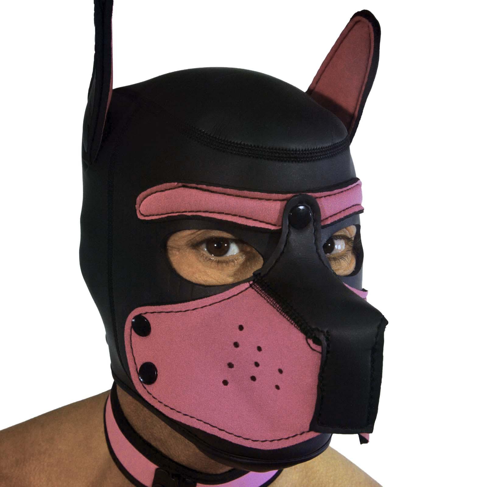 RudeRider Neoprene Puppy Hood Pink, L size