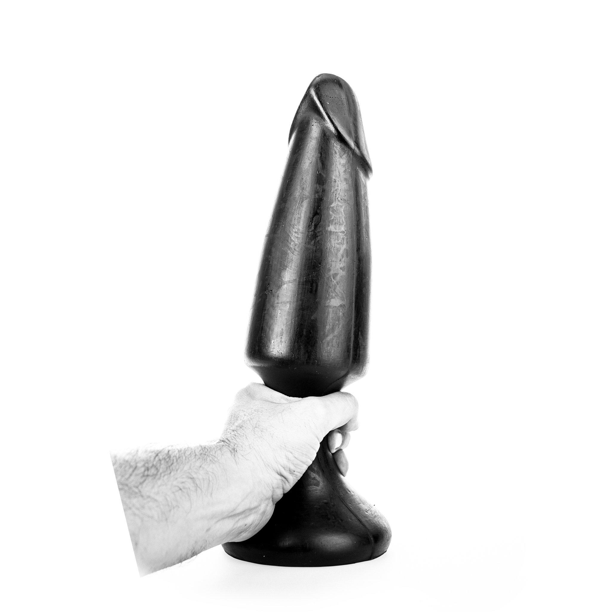 All Black Butt Plug Easy Rider, 34 cm