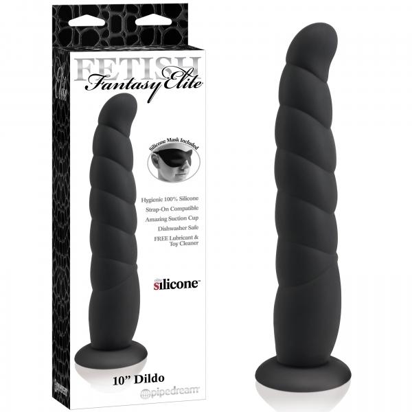 Fetish Fantasy Elite Dildo, Black, 25 cm