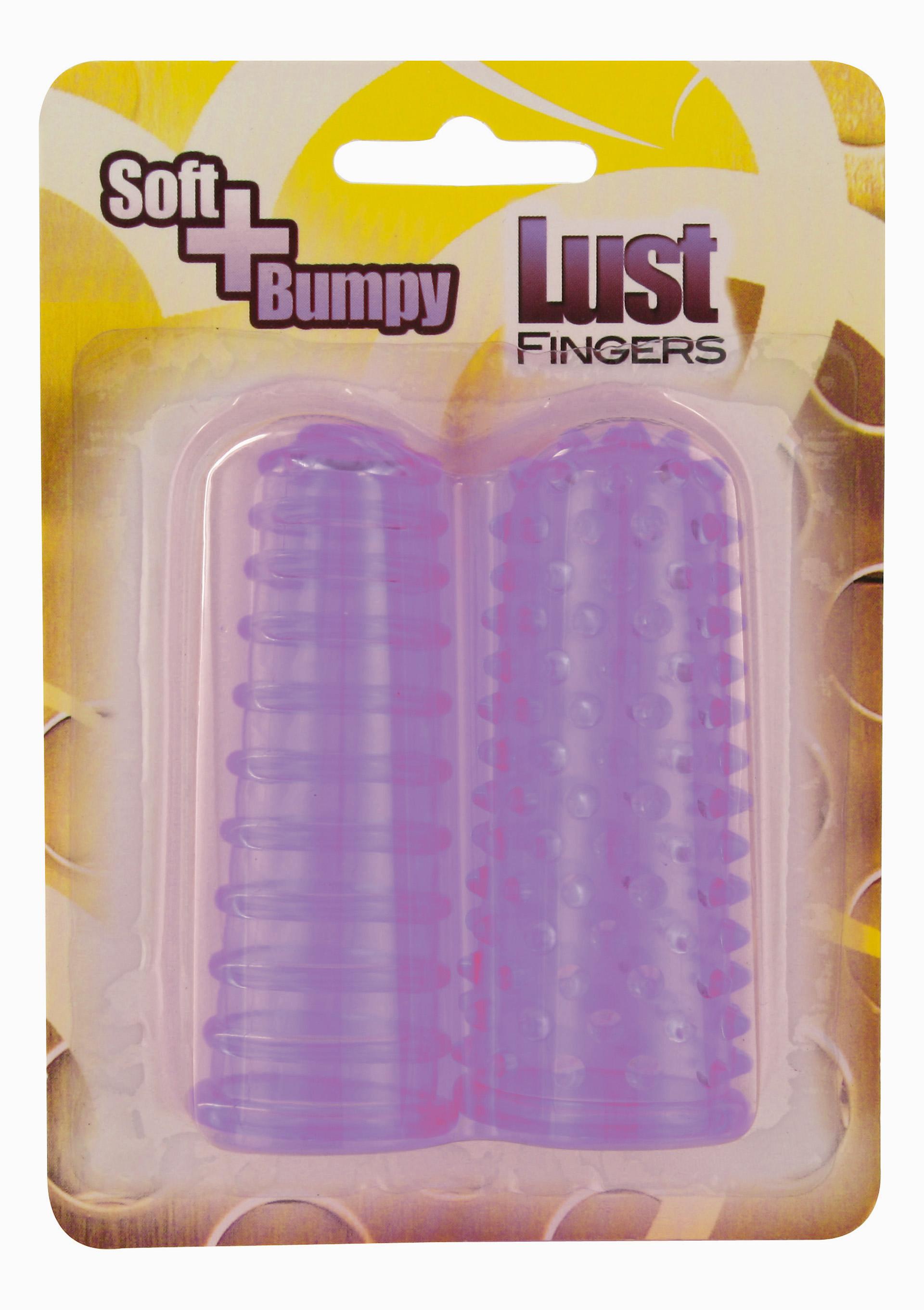 Clitofing Lustfingers, 2 pcs, Purple