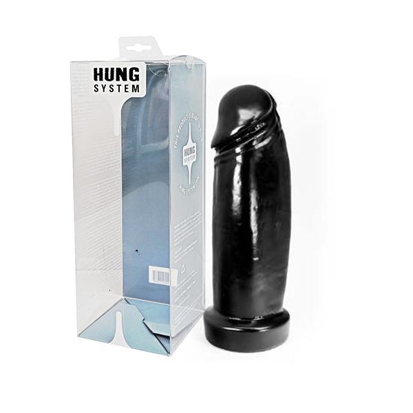 Hung System Dildo Schlong, 27 cm, Black