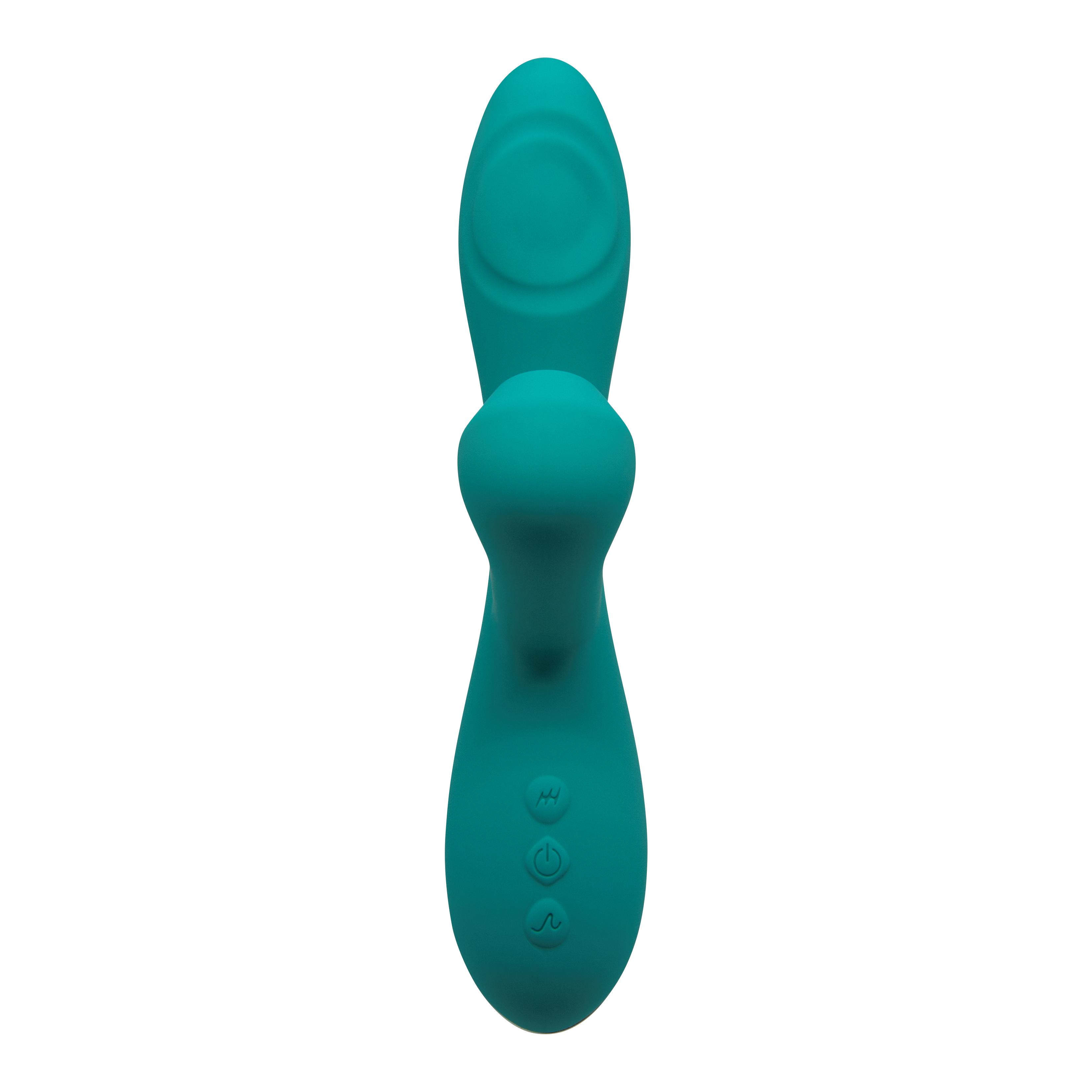 Alive Caribbean Shine Rabbit Vibrator, Teal