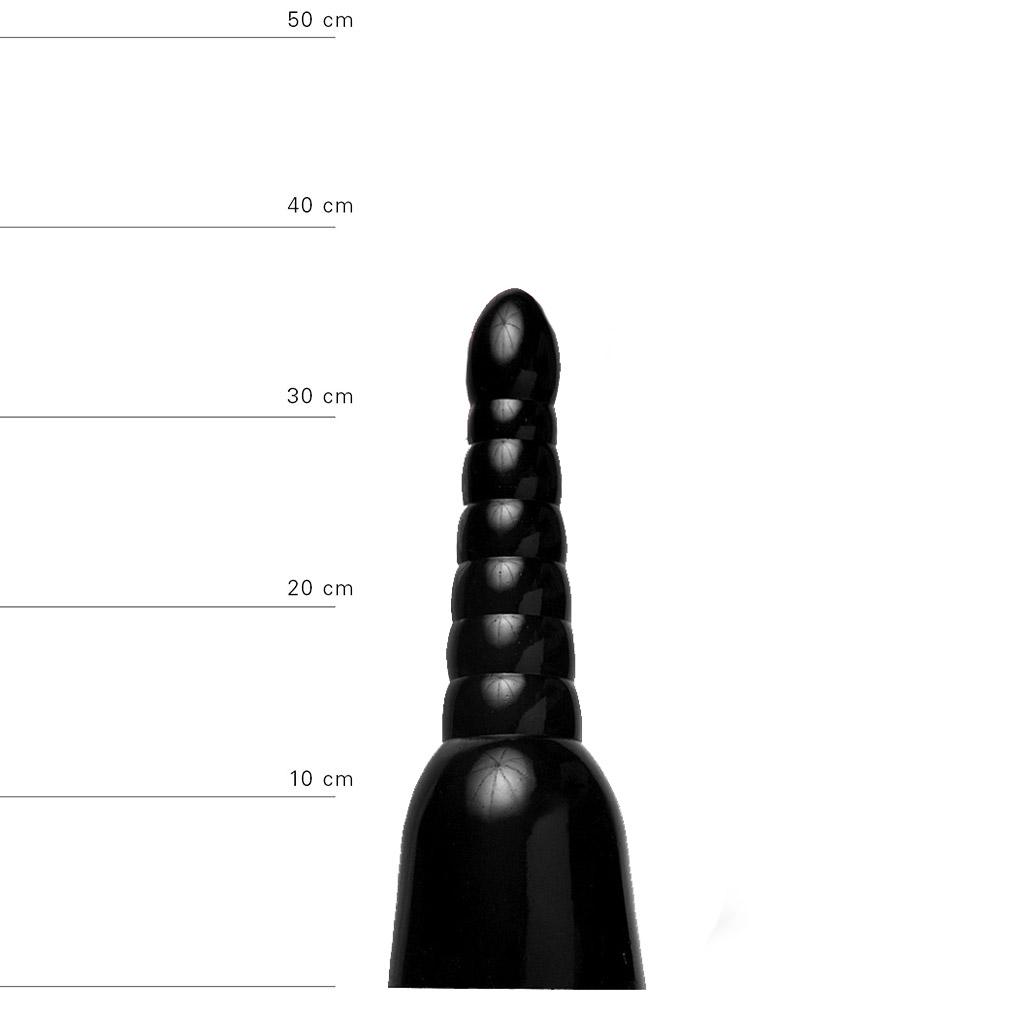 All Black Butt Plug Bole, 31 cm