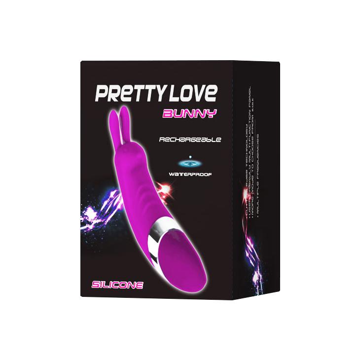 Pretty Love Vibrator Bunny, Purple, 12,3 cm