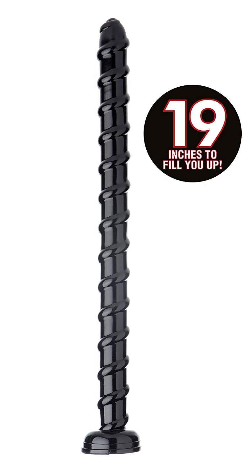 HOSED Swirl Hose 19 Inch Dong, 51 cm, Black