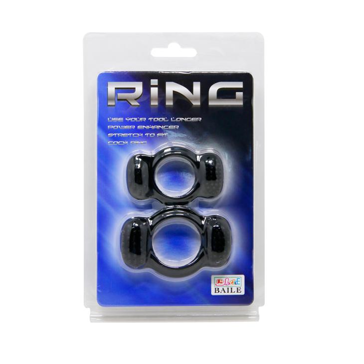 BAILE - Ring, Two size of ring, new styles, easy to stretch  L:70mm W:62mm H:8mm