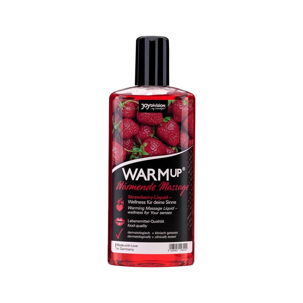 JoyDivision WARMup Warming Massage Liquid, Strawberry, 150 ml