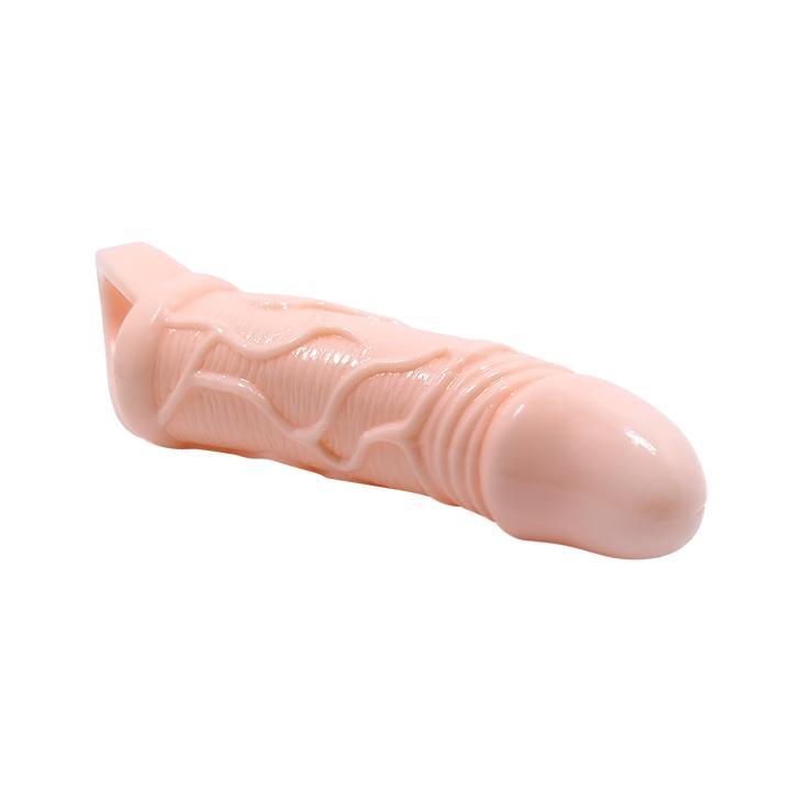 BAILE - Brayden, Penis extended Sleeve, super-stretchy TPR material ':37mm   L:165mm