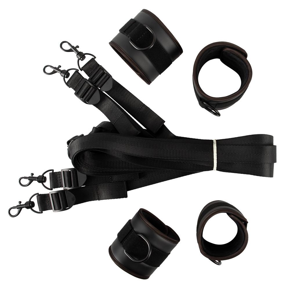 Vegan Fetish Bed Restraint Set