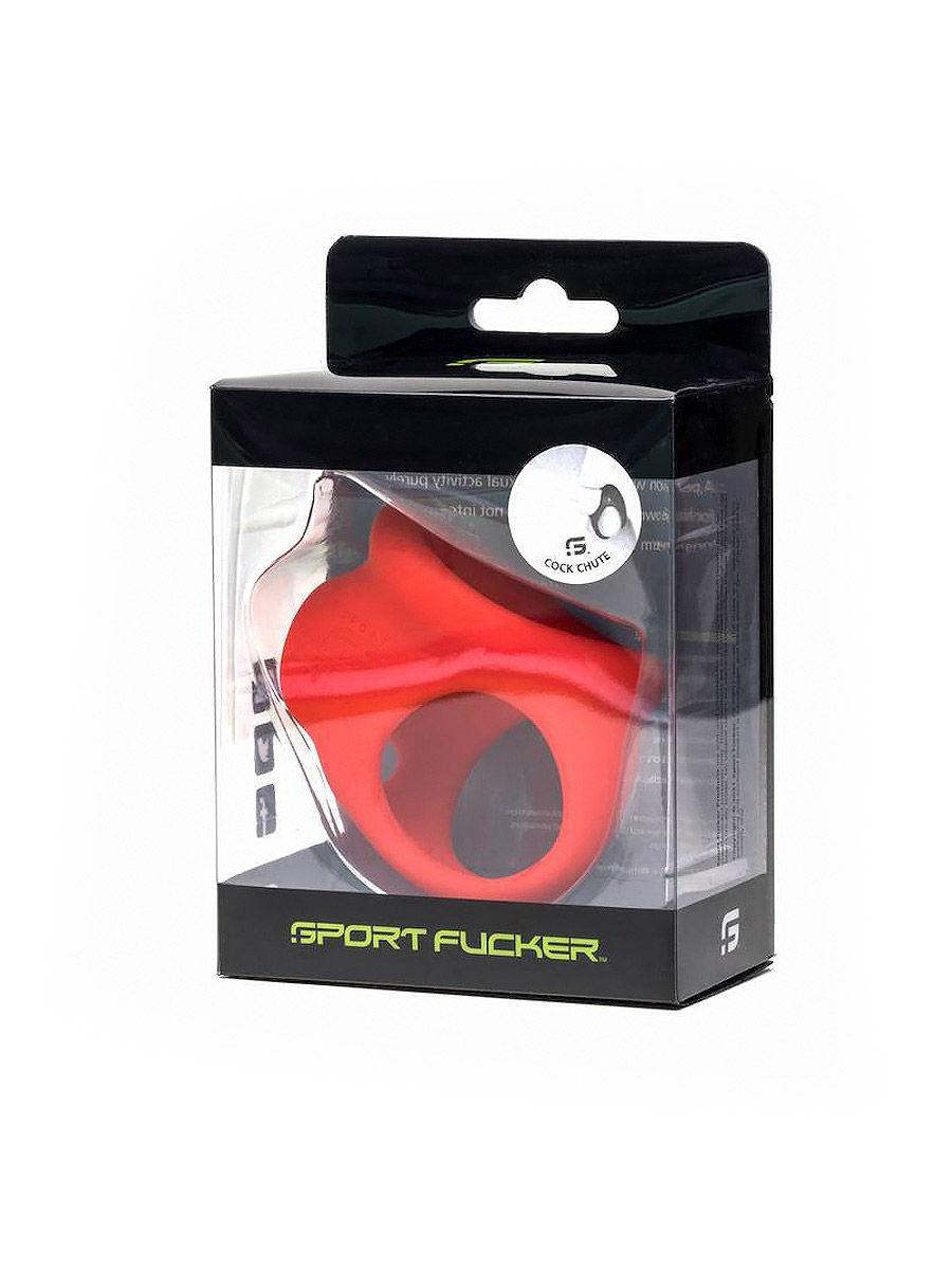 Sport Fucker Liquid Silicone Cock Chute, Red