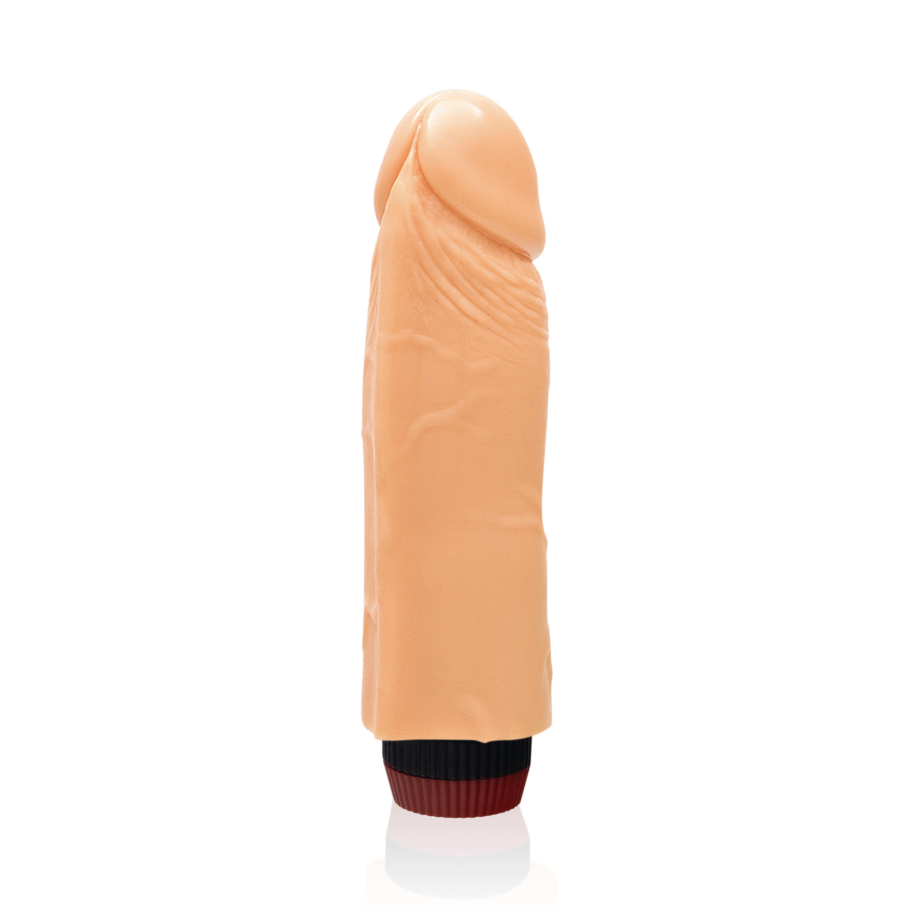 SI IGNITE Cock Dong with Vibration, Flesh, 18 cm