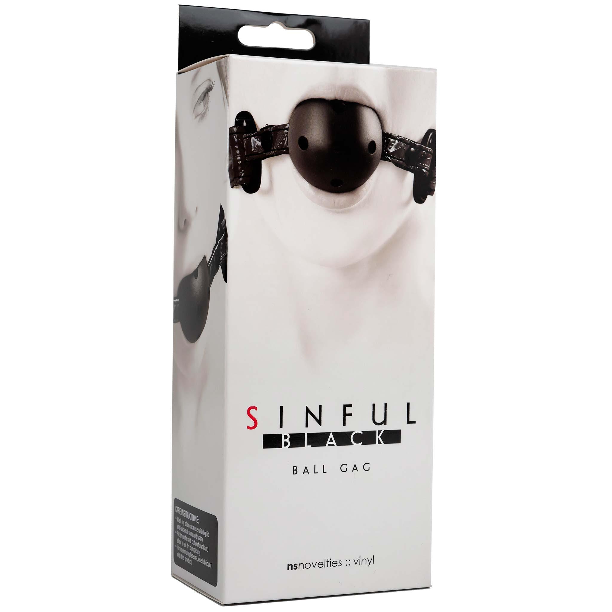 NS Novelties Ball Gag, black