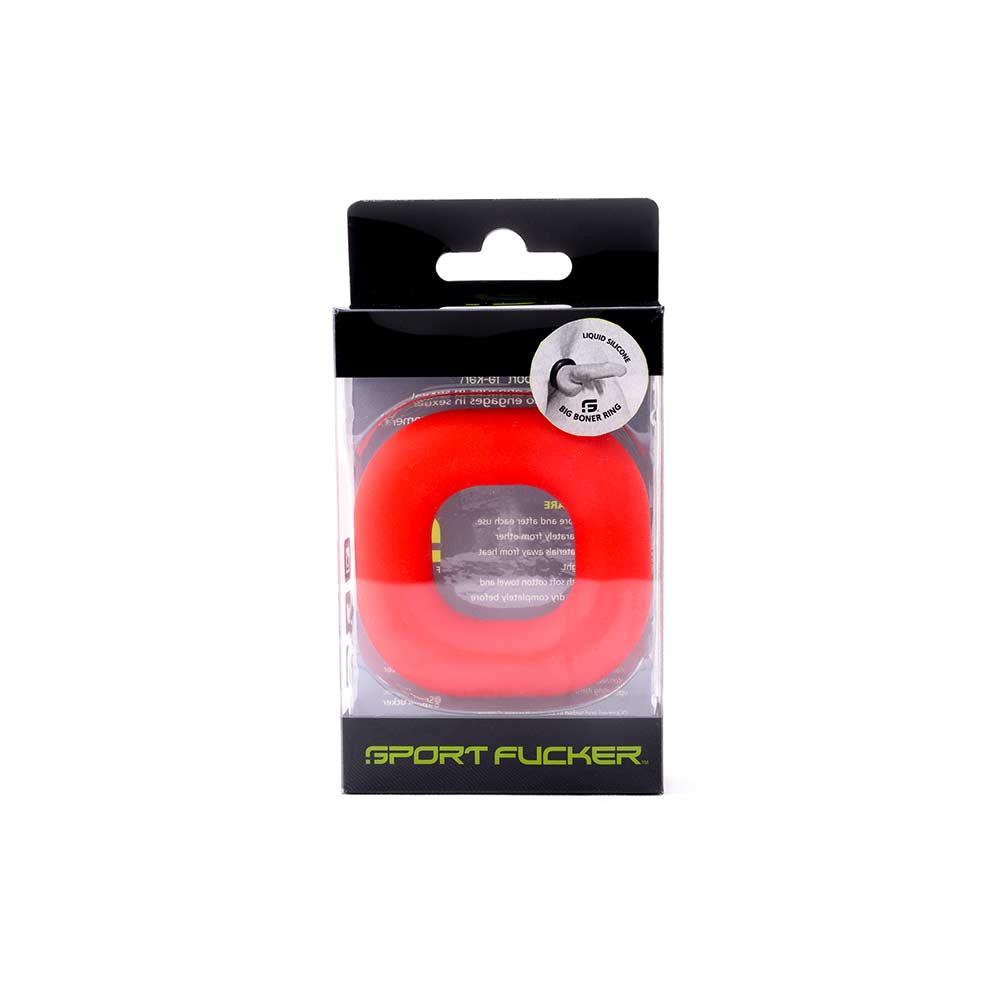 Sport Fucker Liquid Silicone Big Boner Ring, Red