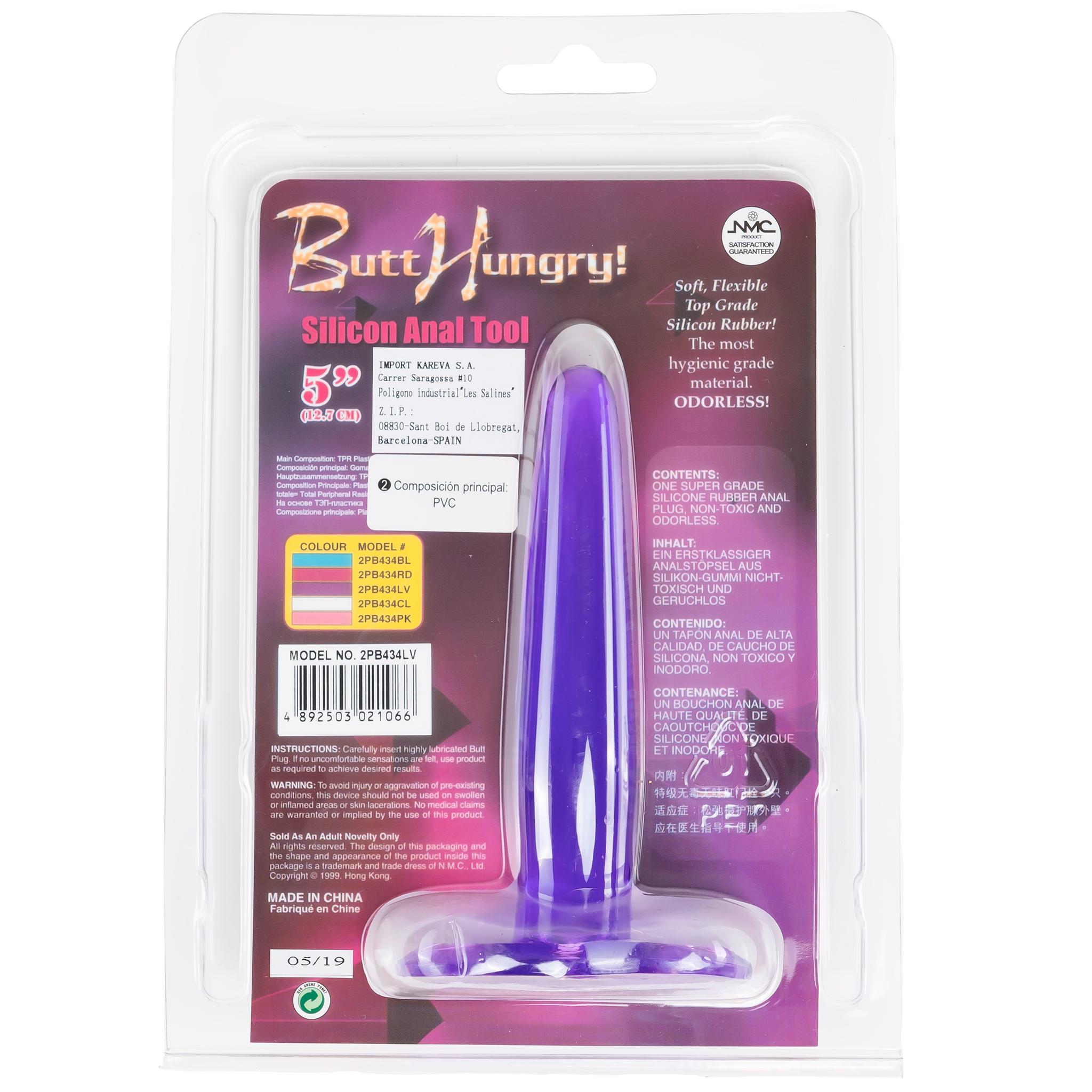 The Anal Tool Jelly Plug, Purple