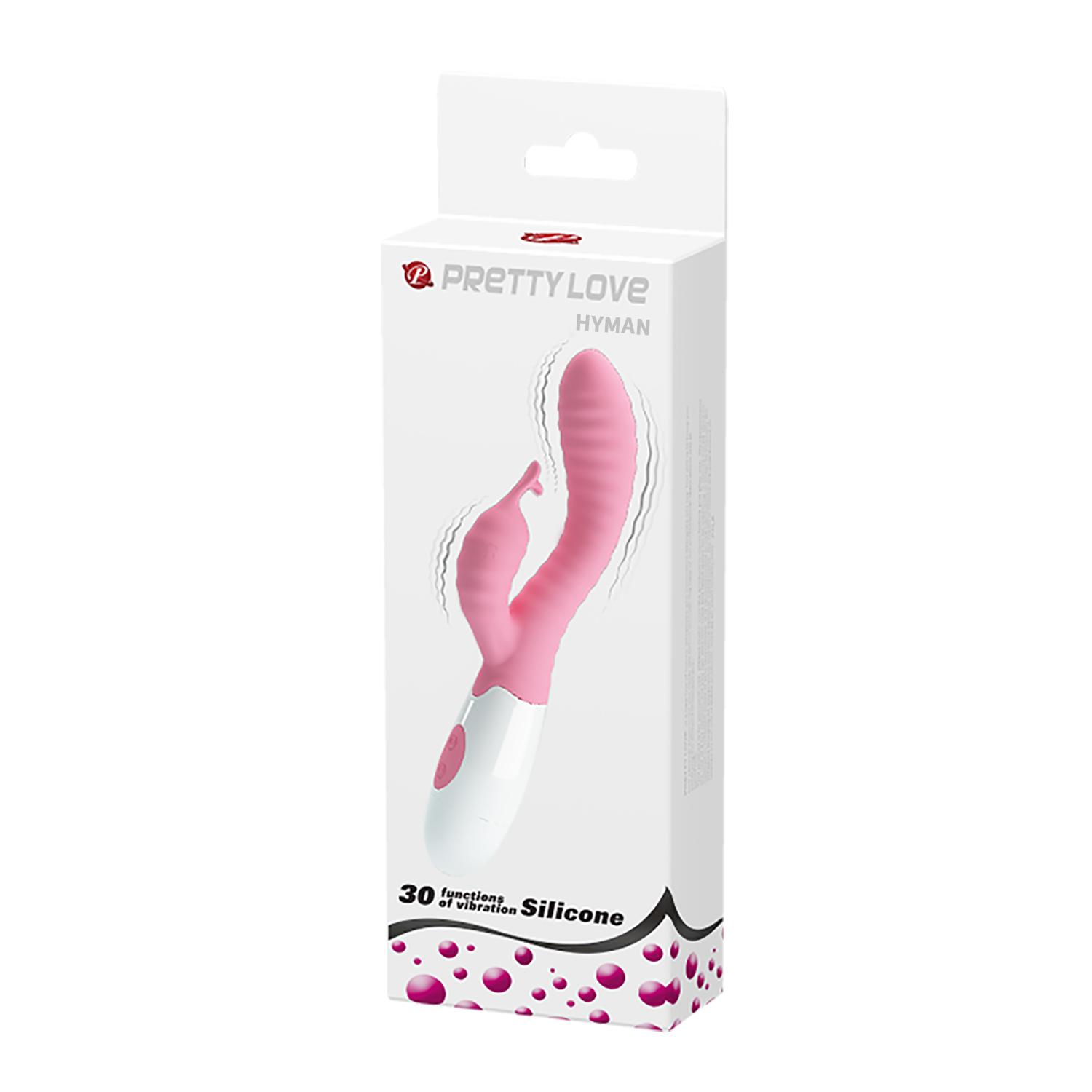 PRETTY LOVE - Hyman Rabbit Vibrator, 32-200, Pink