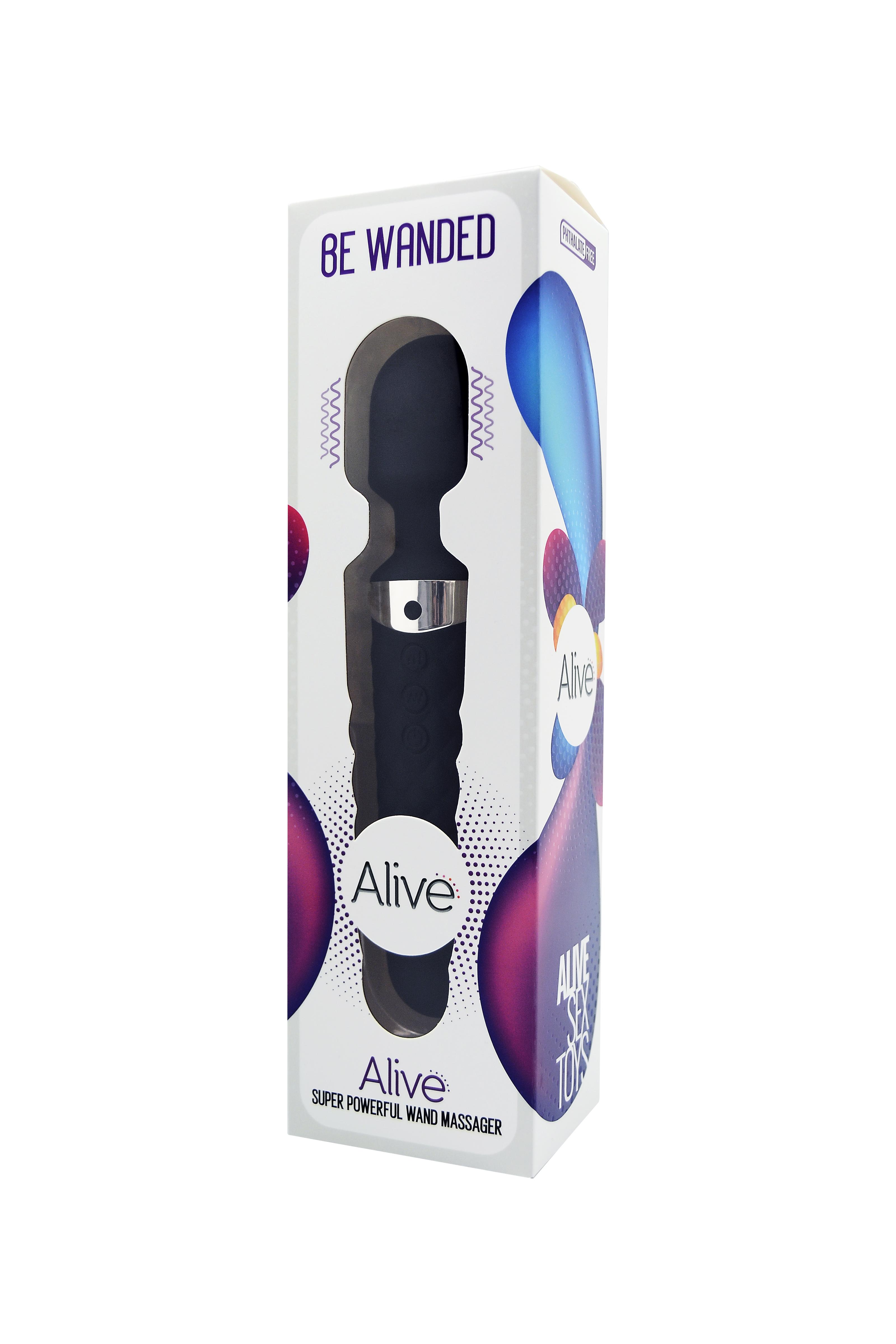 Alive Be Wanded Massager, Black