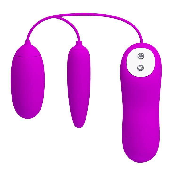 PRETTY LOVE - Irma, 12-functions of vibration, silicone , 2AAA batteries ':27/20mm  L:60/70mm