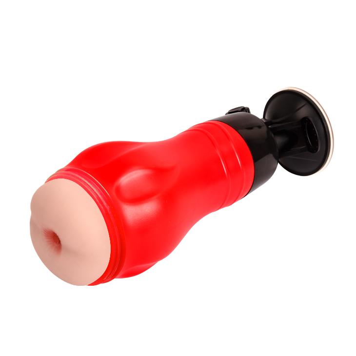 CRAZY BULL - Flora, Men's Stroker, (ANAL) removable Soft TPR sleeve, super suction base adopted to multi-angle. Ø:100mm, L:283mm