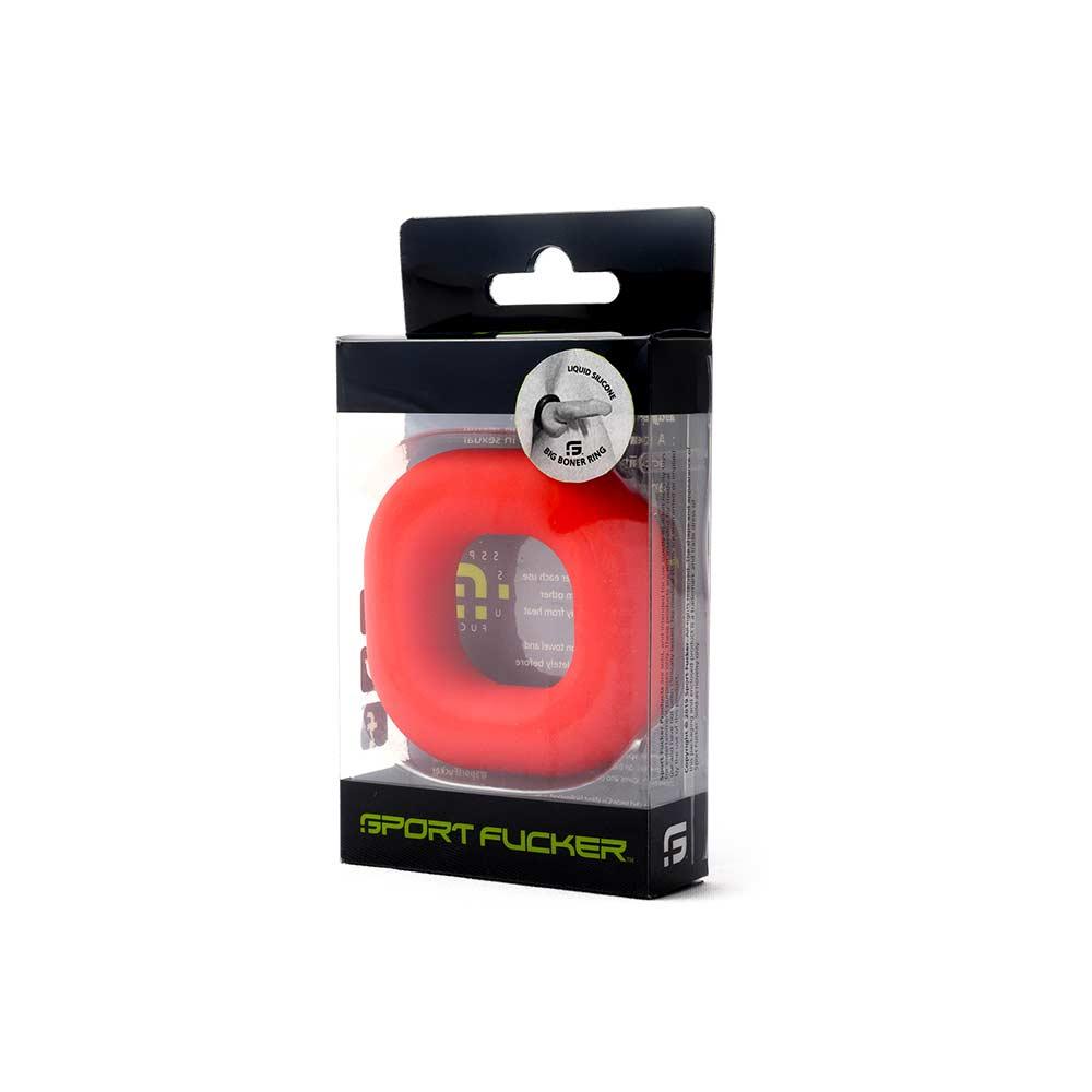 Sport Fucker Liquid Silicone Big Boner Ring, Red