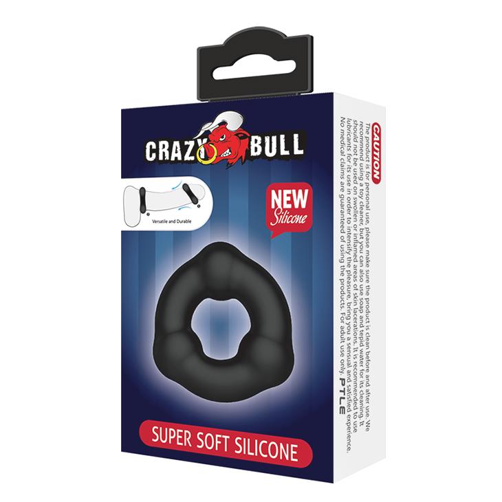 CRAZY BULL - Tyrance, SUPER SOFT SILICONE,  cock ring L:49mm  W:47mm  H:13mm