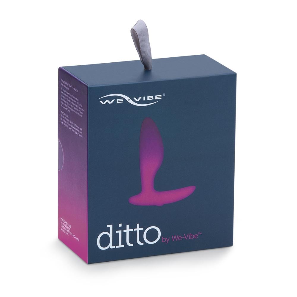 We-Vibe Ditto Vibrating Butt Plug, Purple, 8,8 cm