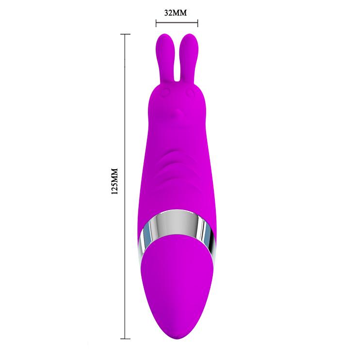 Pretty Love Vibrator Bunny, Purple, 12,3 cm