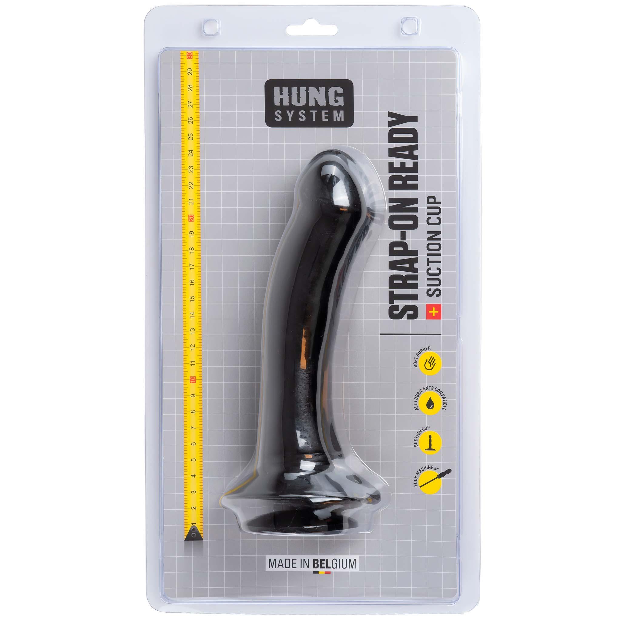 Hung System Dildo Bugzy, 22 cm, Black