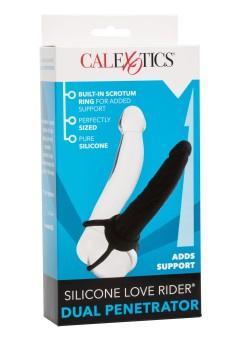 CalExotics Silicone Dual Penetrator, 14 cm, Black