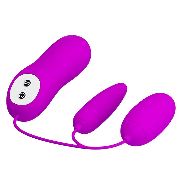 PRETTY LOVE - Irma, 12-functions of vibration, silicone , 2AAA batteries ':27/20mm  L:60/70mm