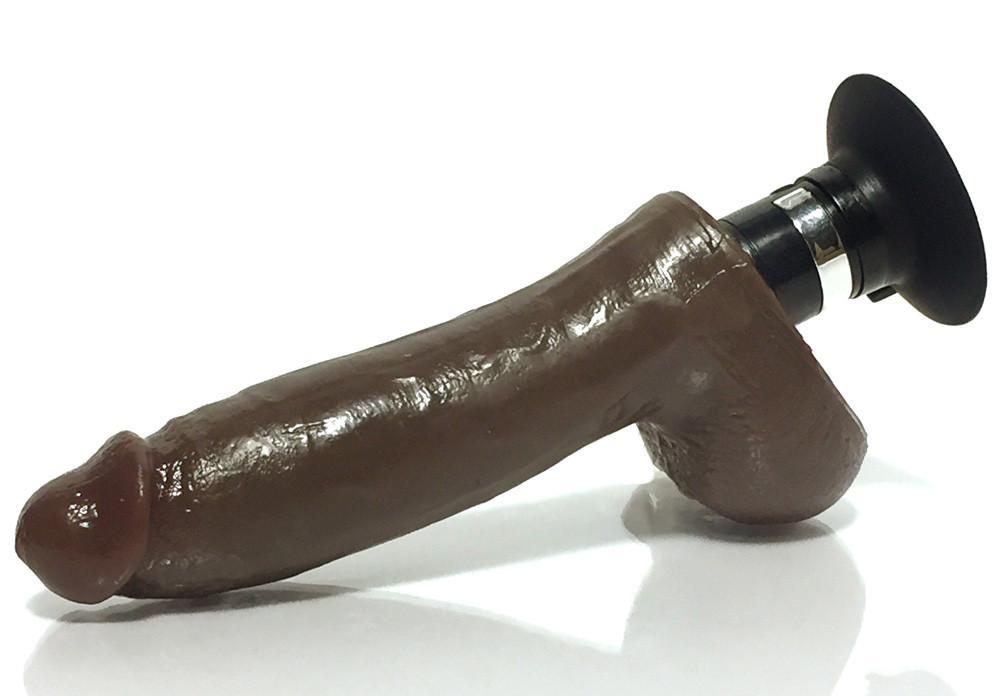 Rascal DUOtouch Vibrating Superstar Cock Eddie Diaz, Brown, 20,5 cm