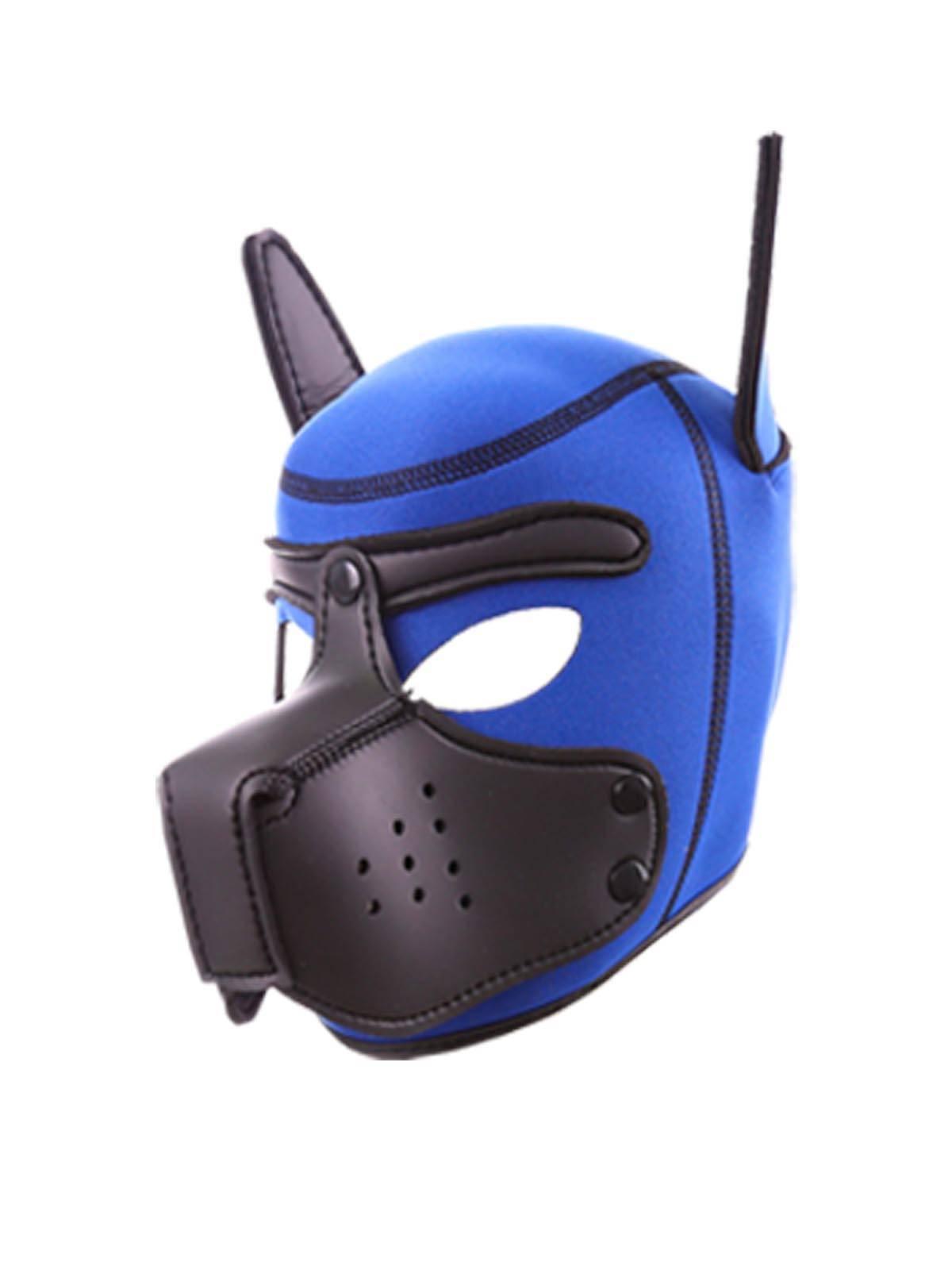 RudeRider Neoprene Puppy Hood Blue/Black, M size