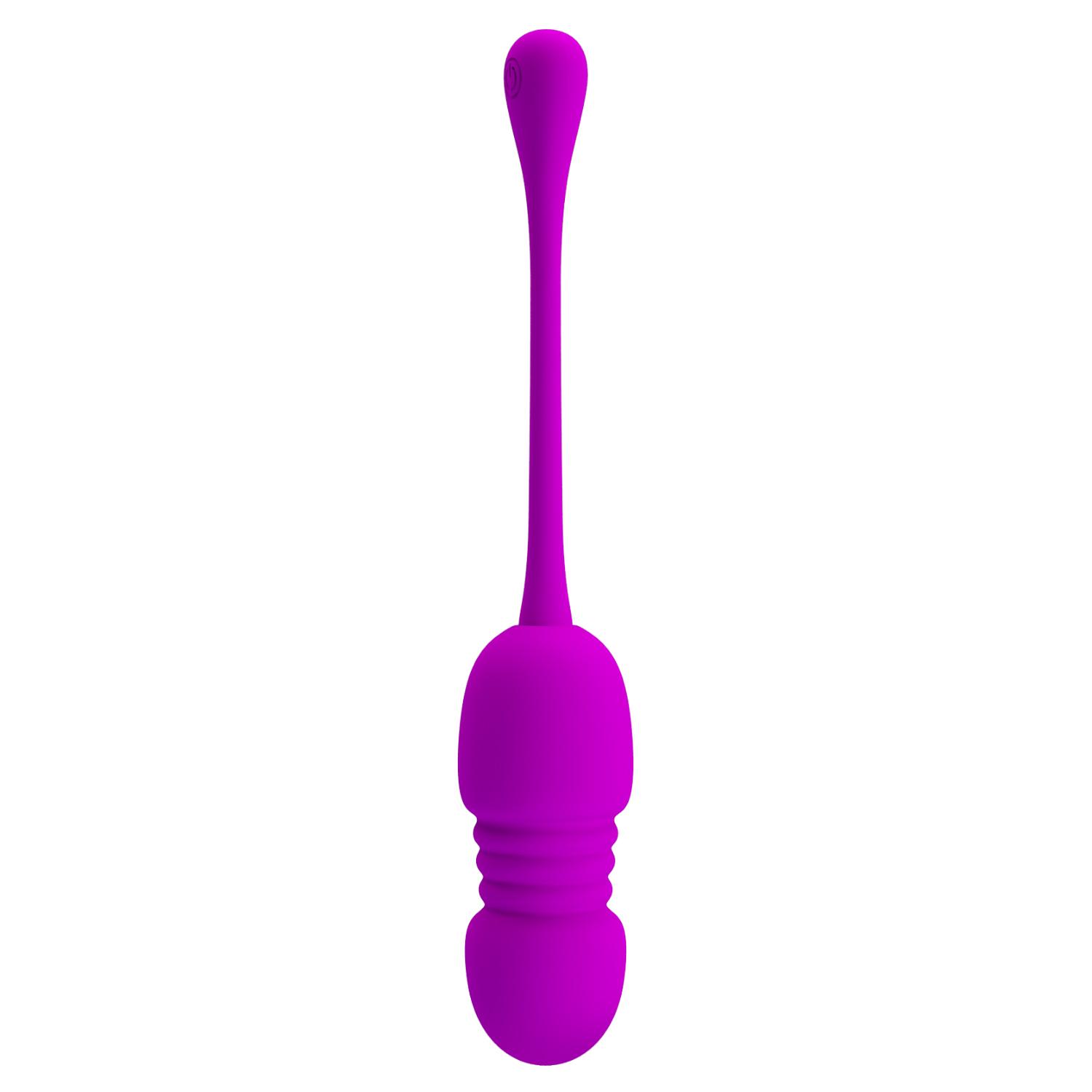 PRETTY LOVE - Callie, Rechargeable thrusting bullet, 12 functions of vibration, with ON/OFF button on the tail, Silicone material 31*200