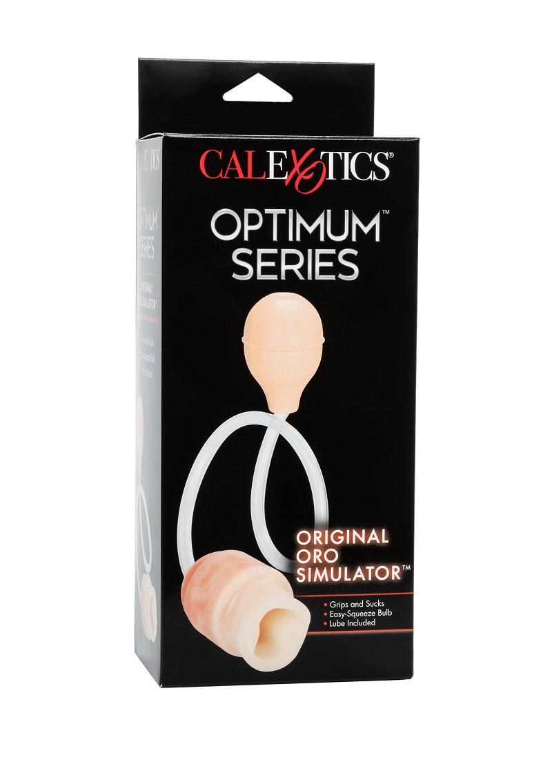 CalExotics Original ORO Stimulator, Pump Masturbator, Flesh