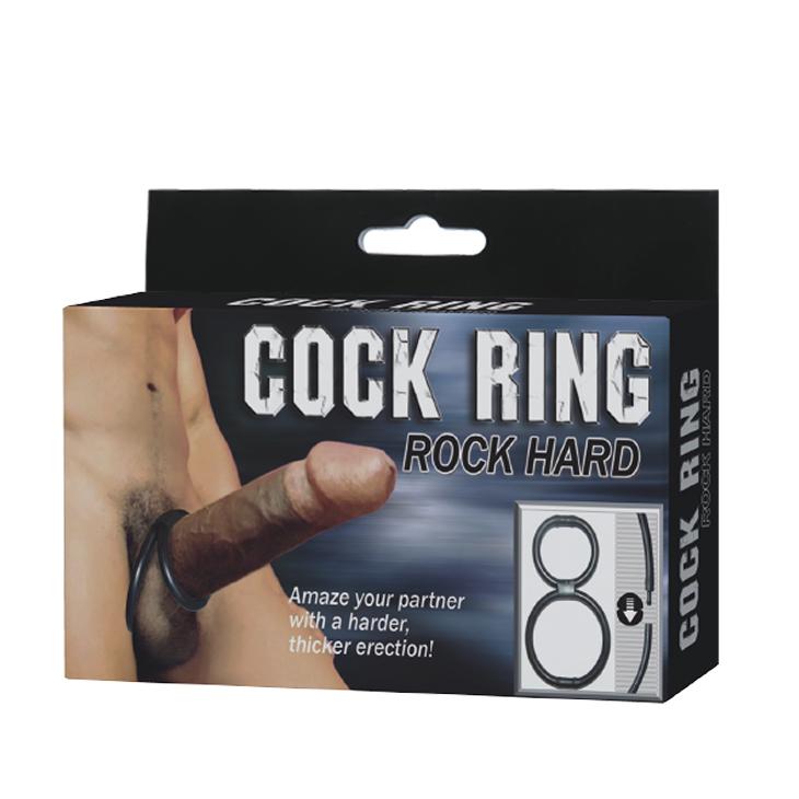 BAILE - Cock Ring, Cock Ring Stimulate Rubber Material Availabel color: Black '45mm
'55mm