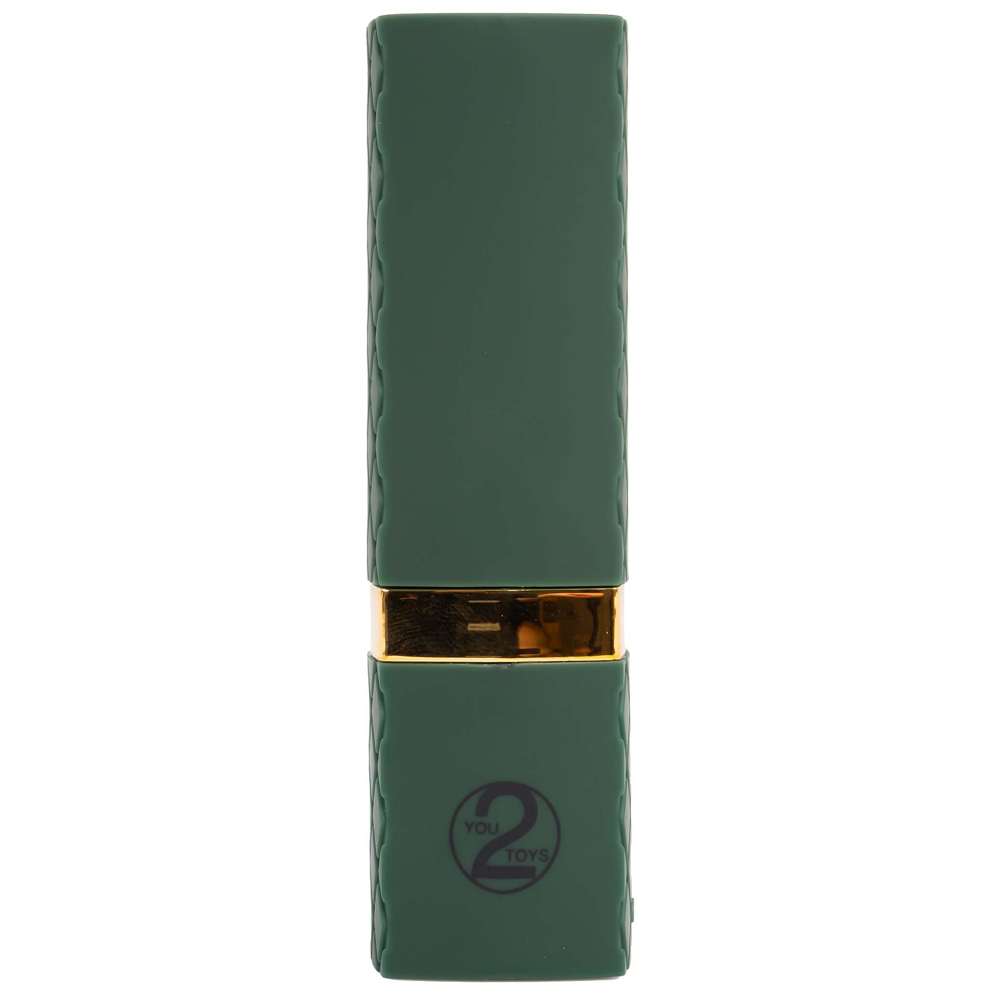 Emerald Green Luxurious Lipstick Vibrator