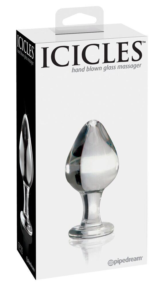 ICICLES No. 25 Glass Plug clear