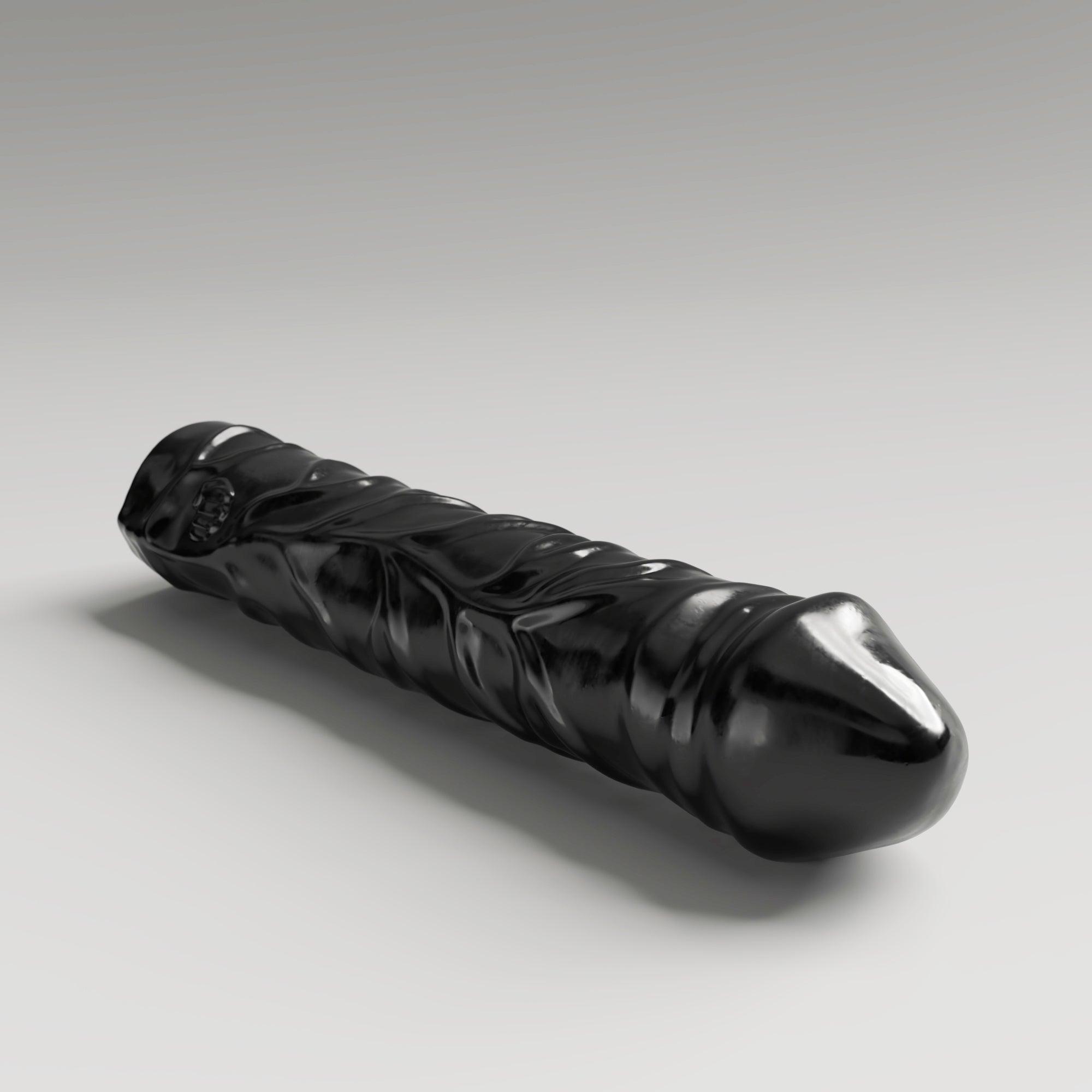 All Black Steroid The Home Stretch Dildo, 50 cm