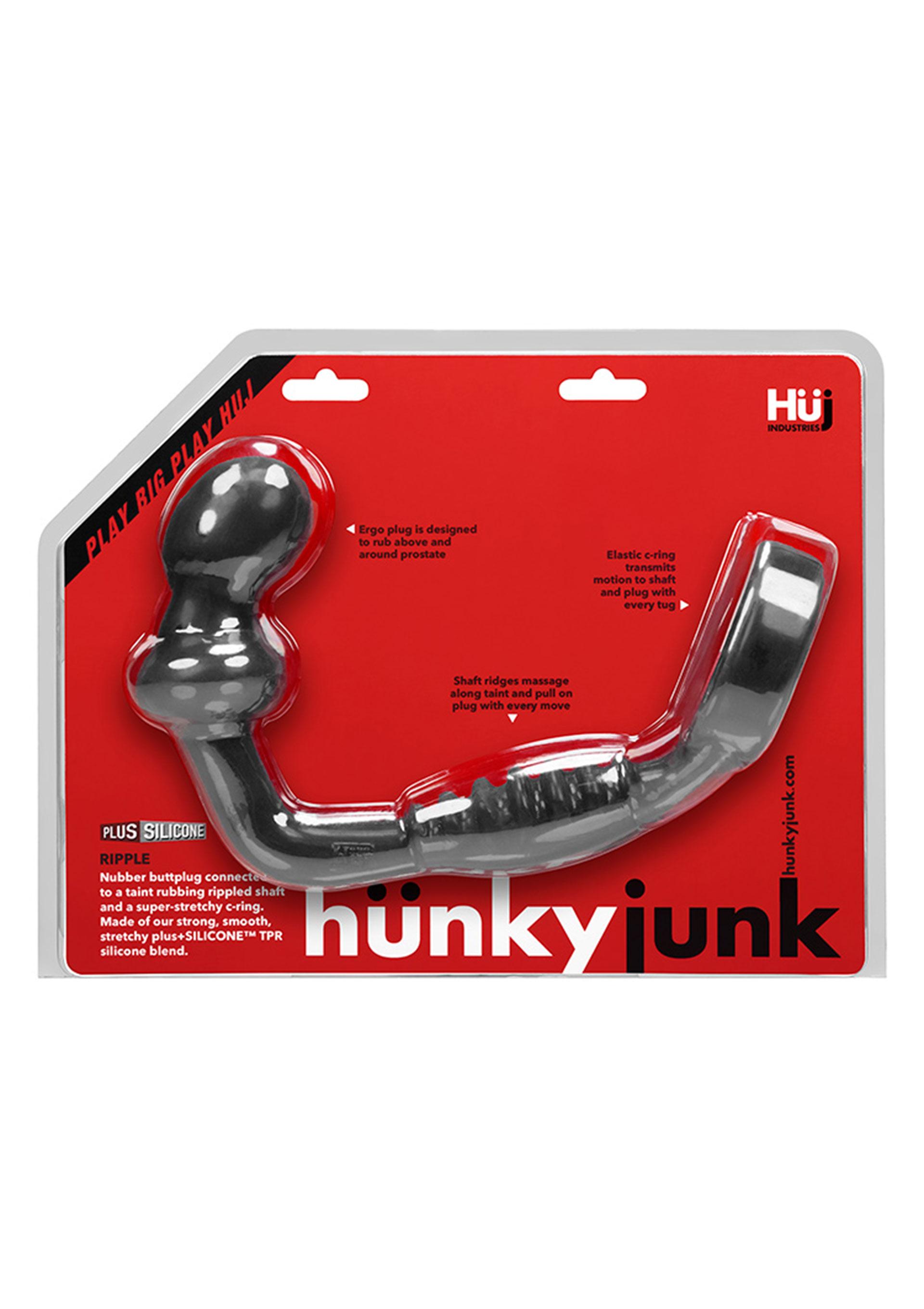 Hunky Junk Ripple Asslock, Black